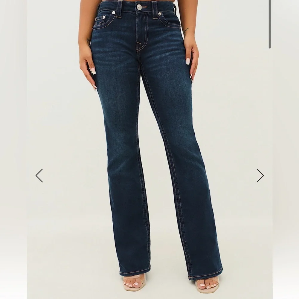 brand new dark wash true religion denim jeans - Picture 5 of 8